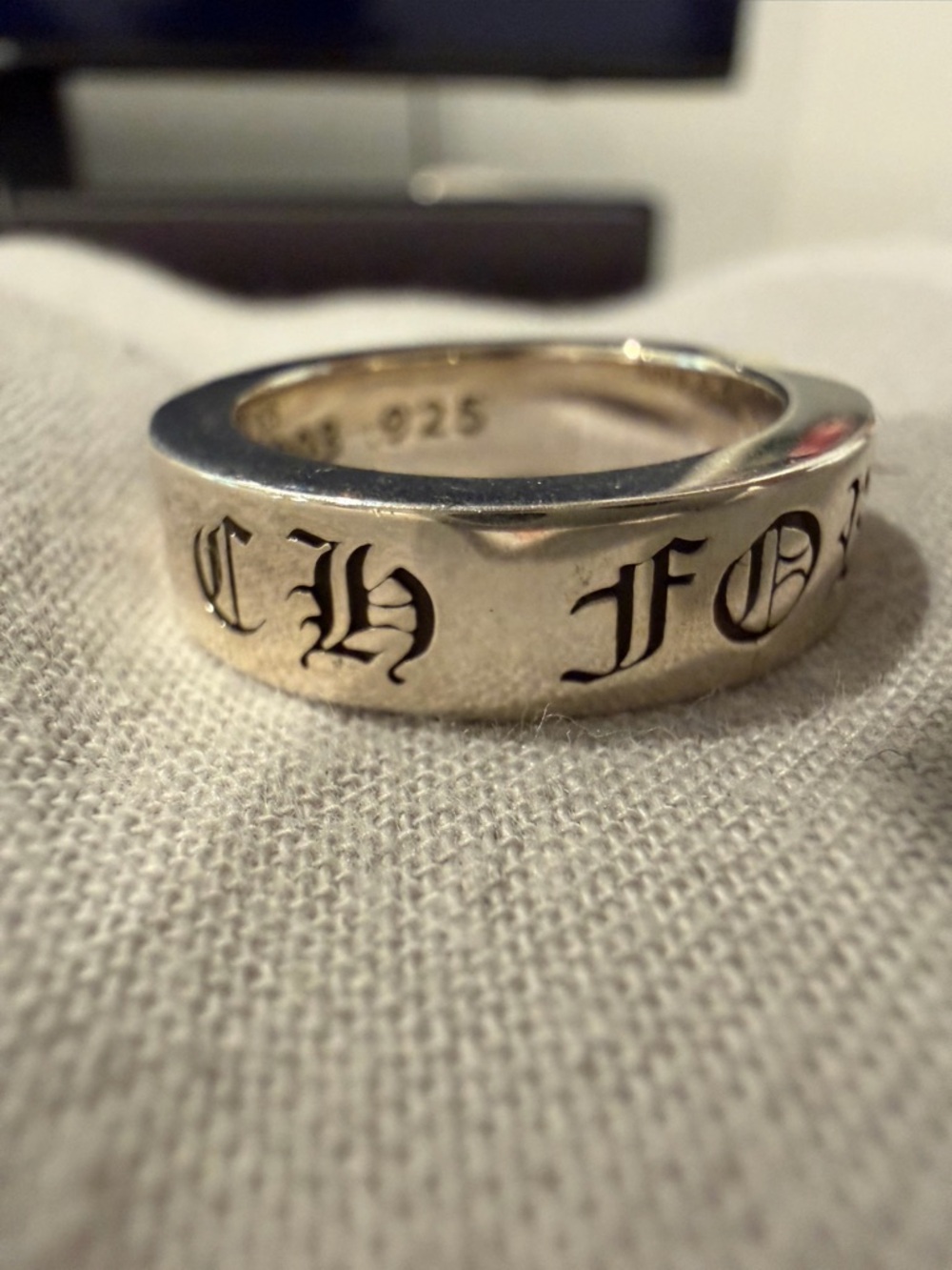 New Forever Ring Size 8 .925 Silver